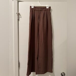 Chocolate brown Abercrombie and Fitch dress pants ￼